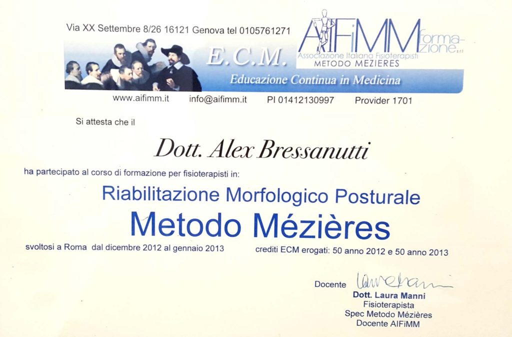 Riabilitazione Morfologico Posturale